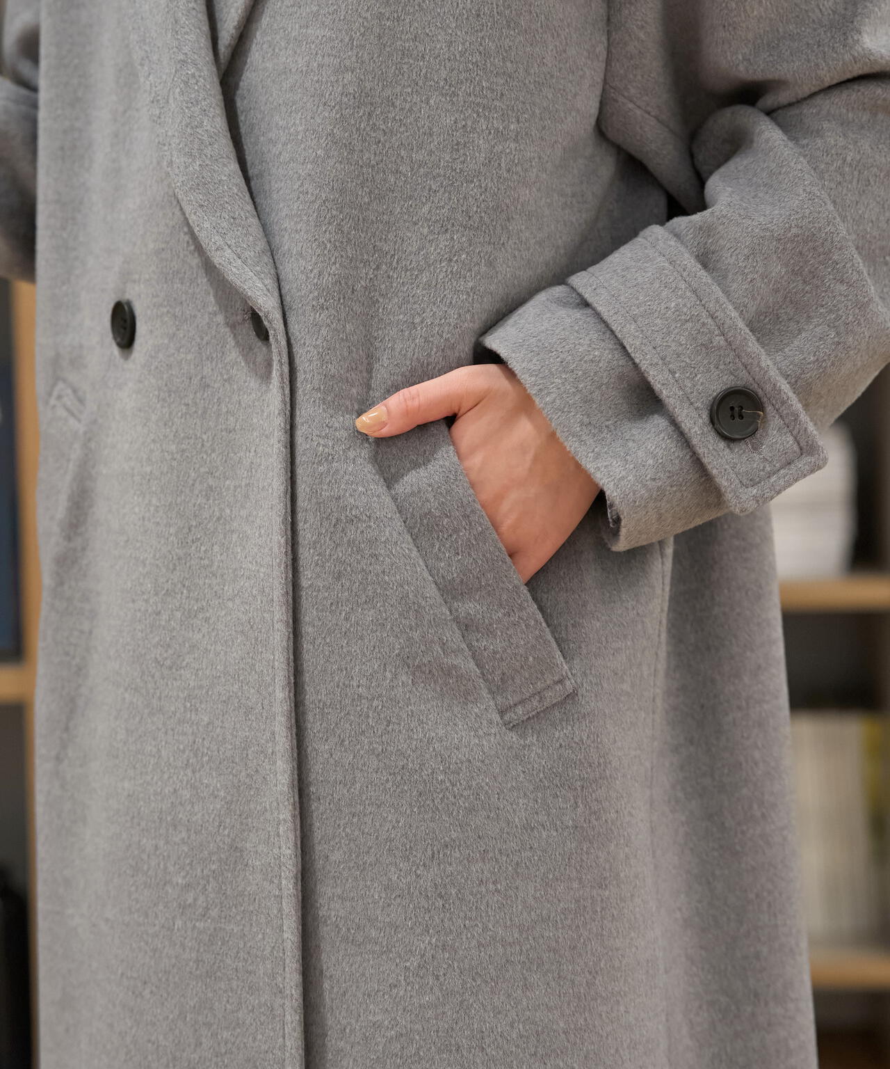 ルーズチェスターコート