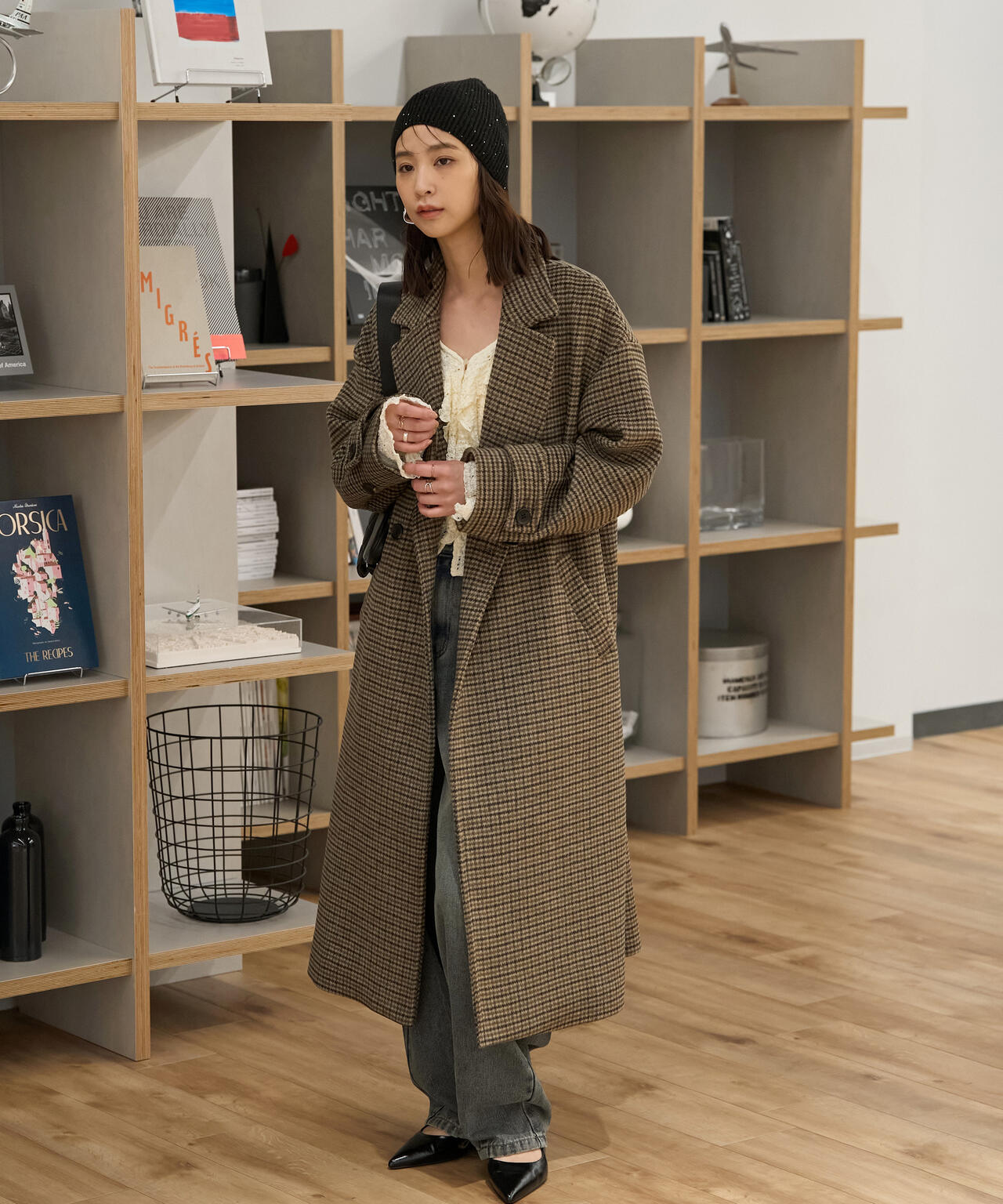 ルーズチェスターコート