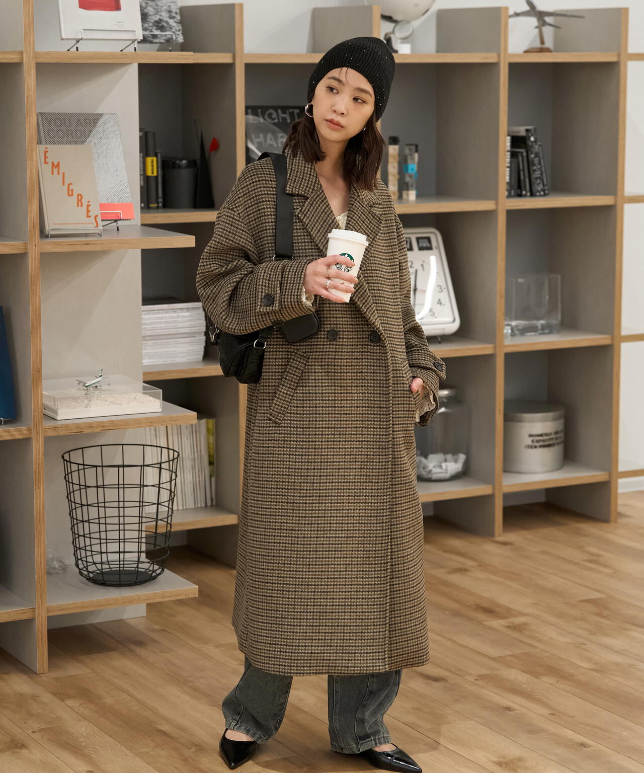 ルーズチェスターコート