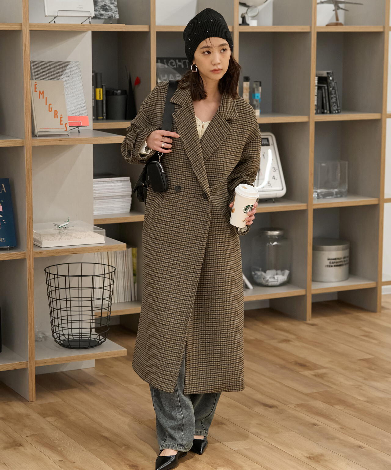 ルーズチェスターコート