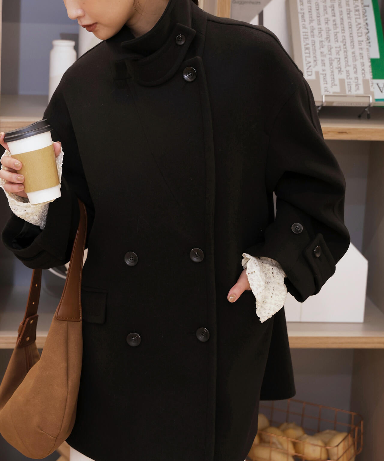 2wayメルトンPコート