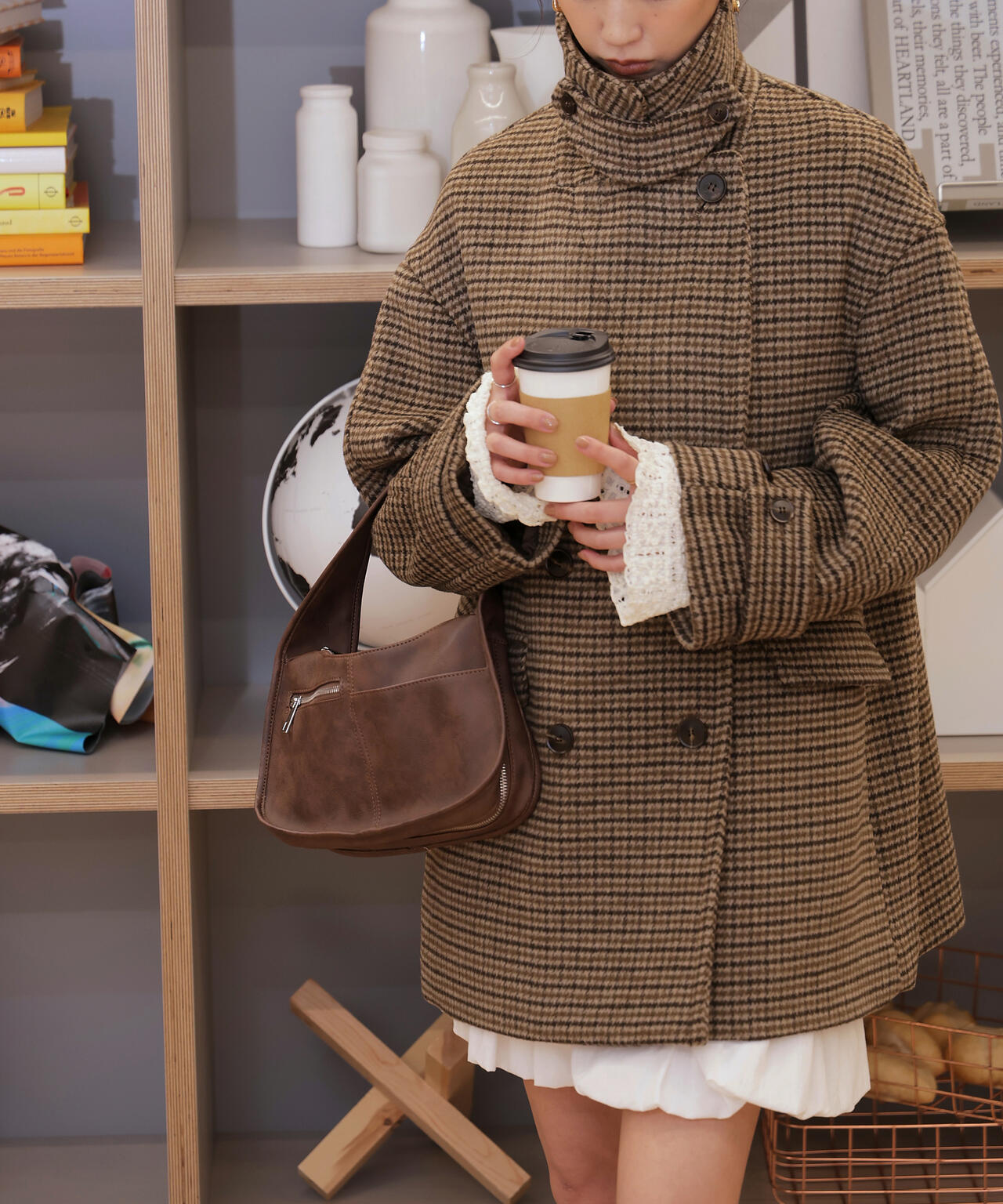 2wayメルトンPコート