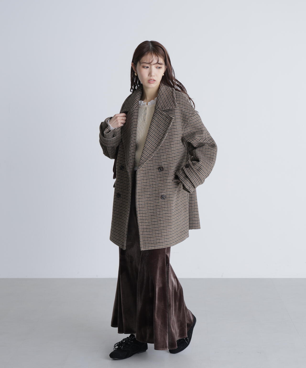 2wayメルトンPコート