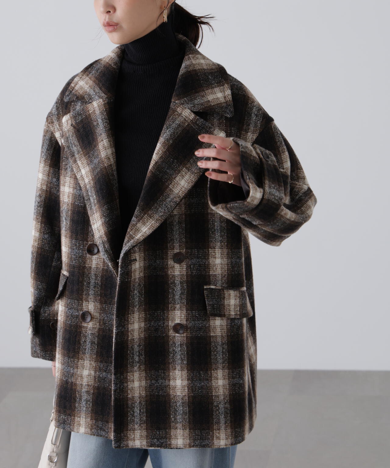 2wayメルトンPコート