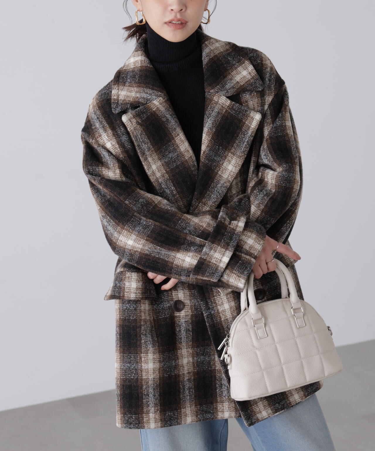 2wayメルトンPコート