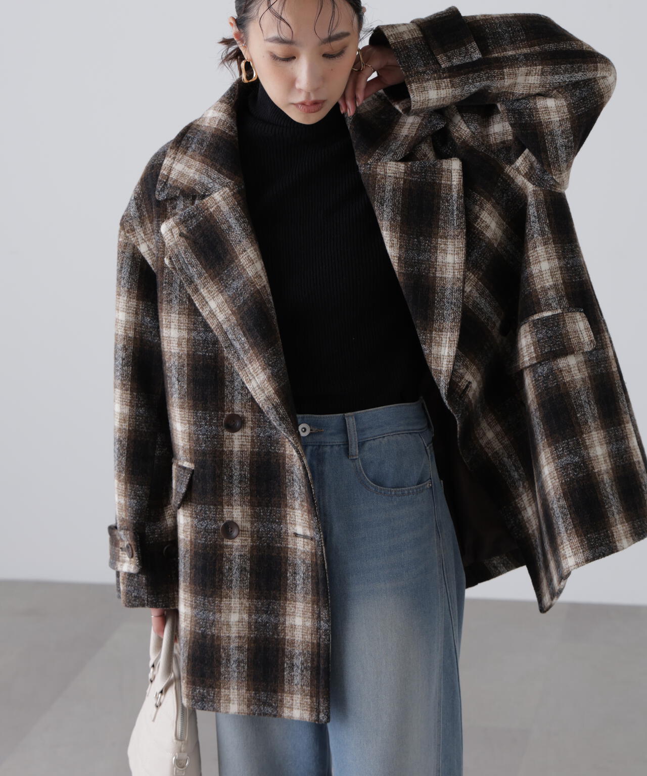 2wayメルトンPコート