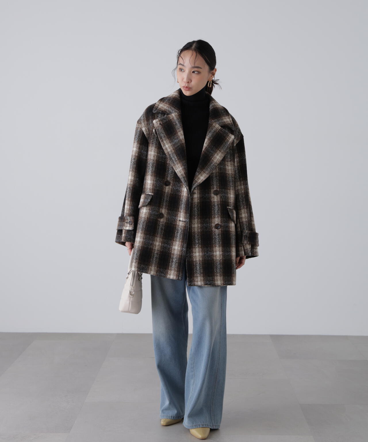 2wayメルトンPコート