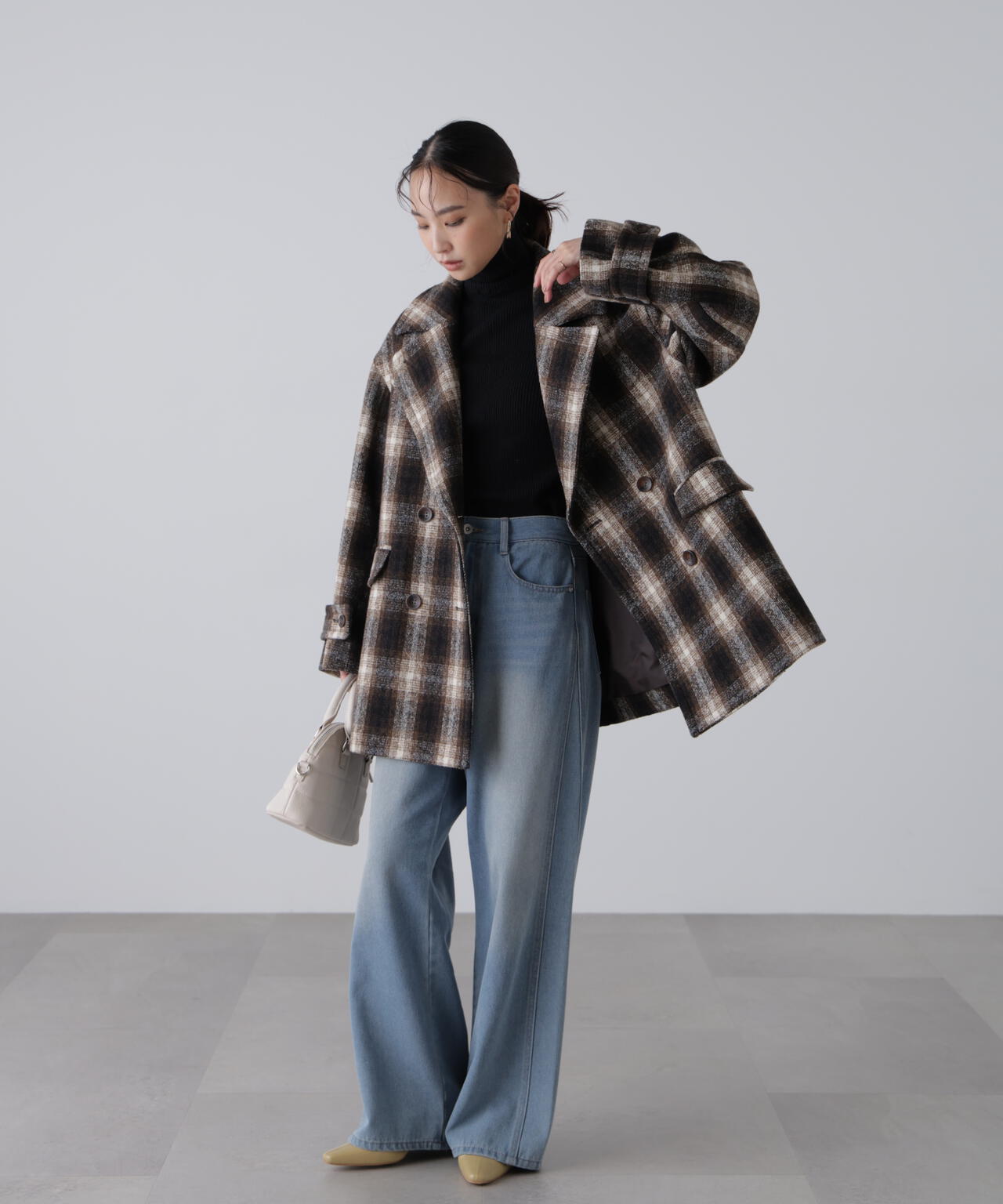 2wayメルトンPコート