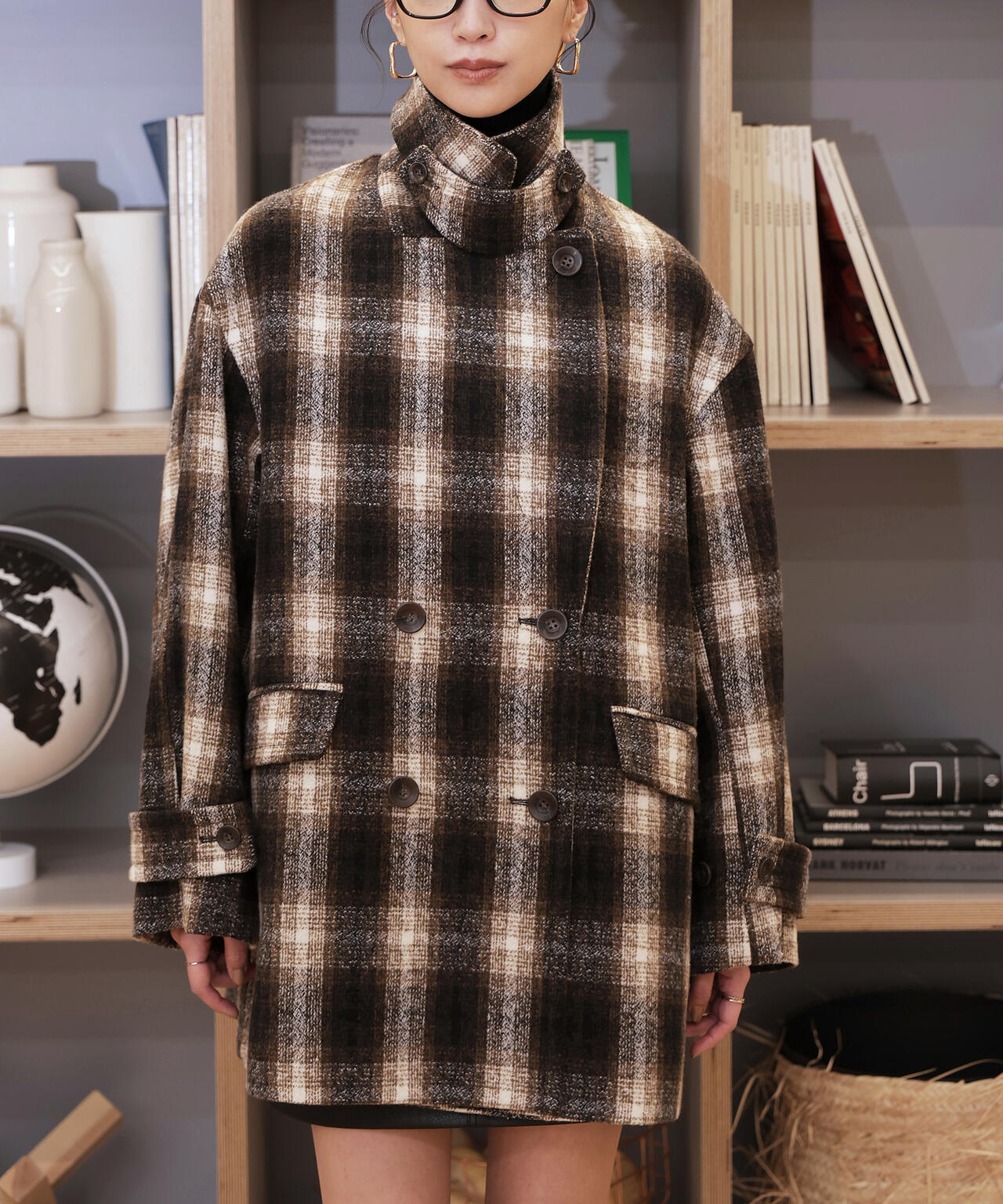 2wayメルトンPコート