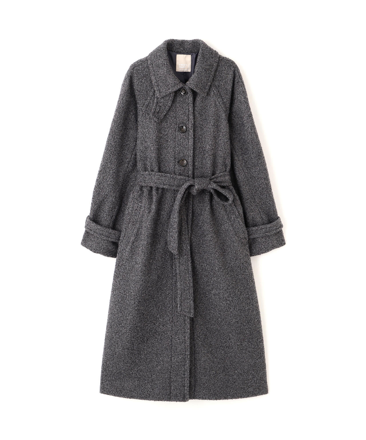 2wayステンカラーロングコート