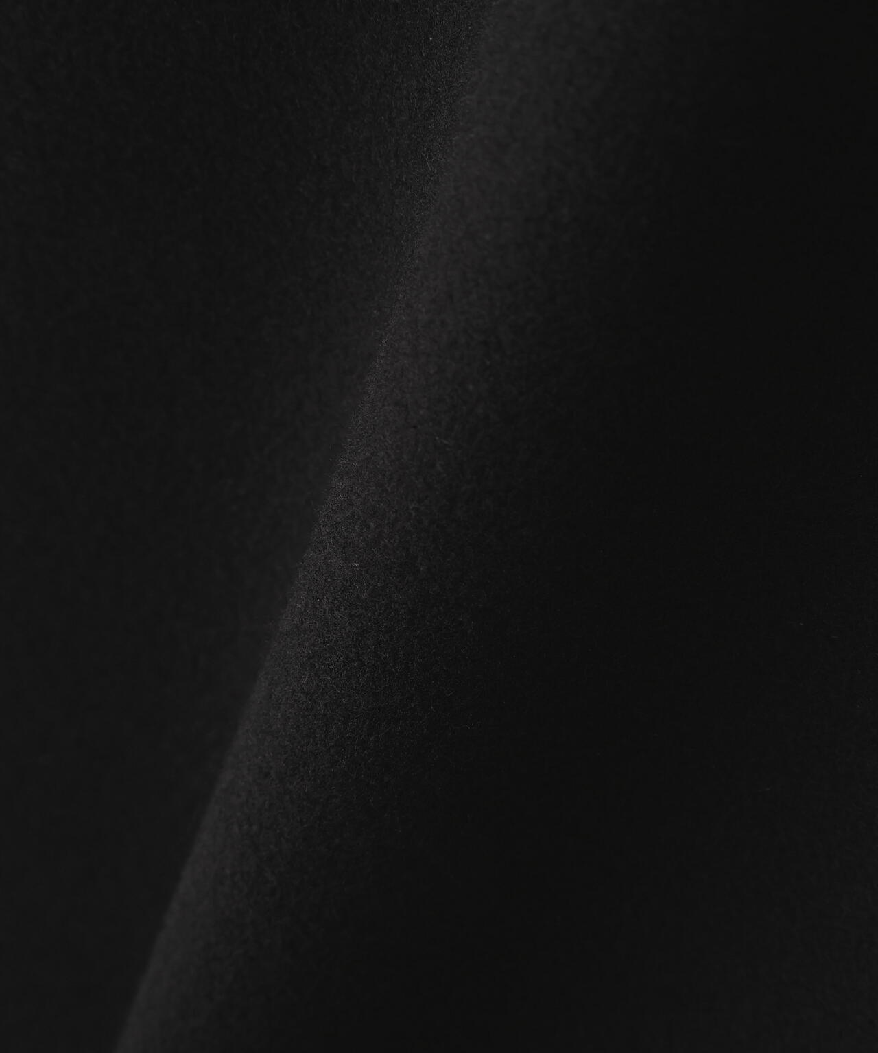 スタンドカラーミドル丈ツイードコート