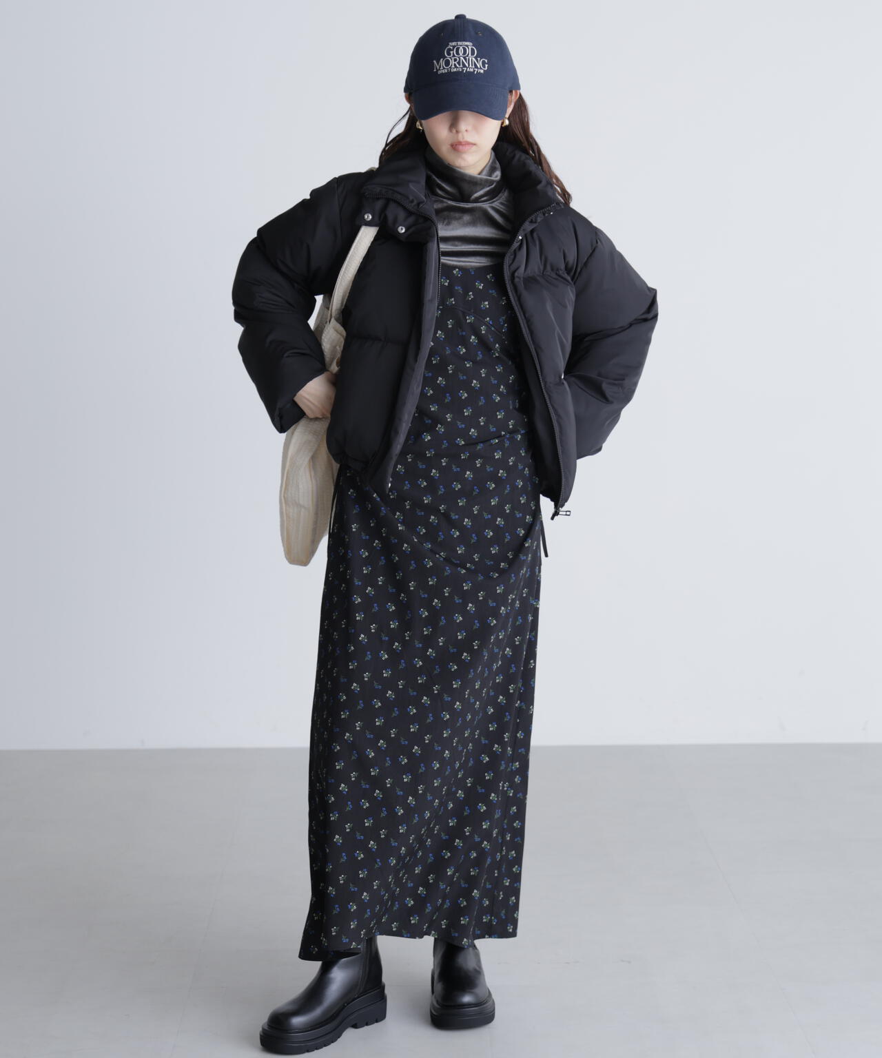 スタンドショート中綿ブルゾン