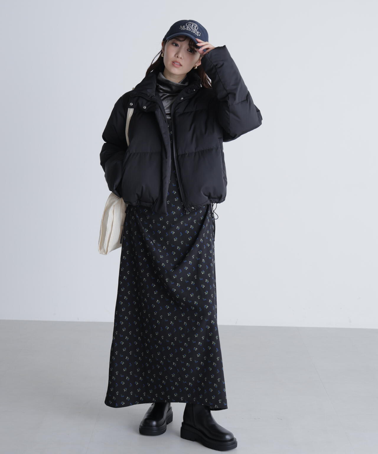 スタンドショート中綿ブルゾン