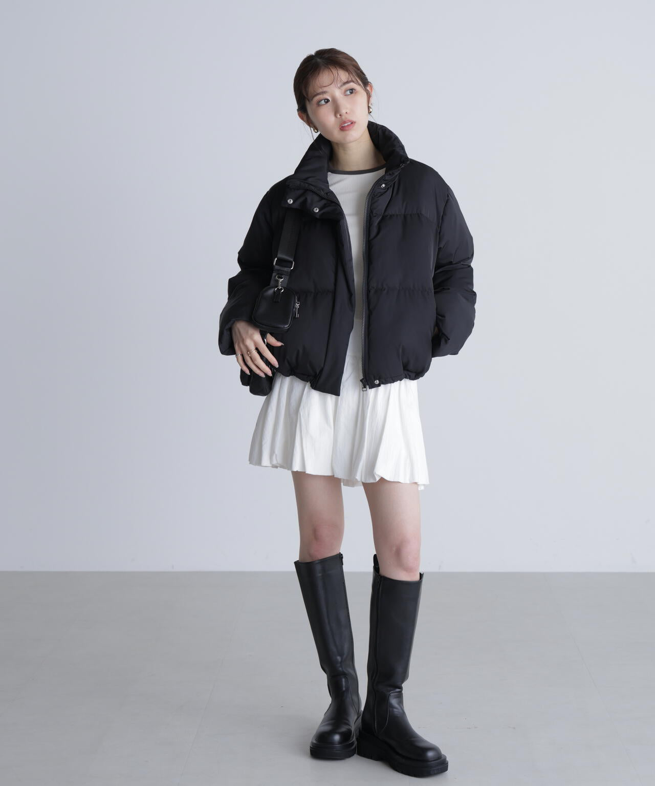 スタンドショート中綿ブルゾン