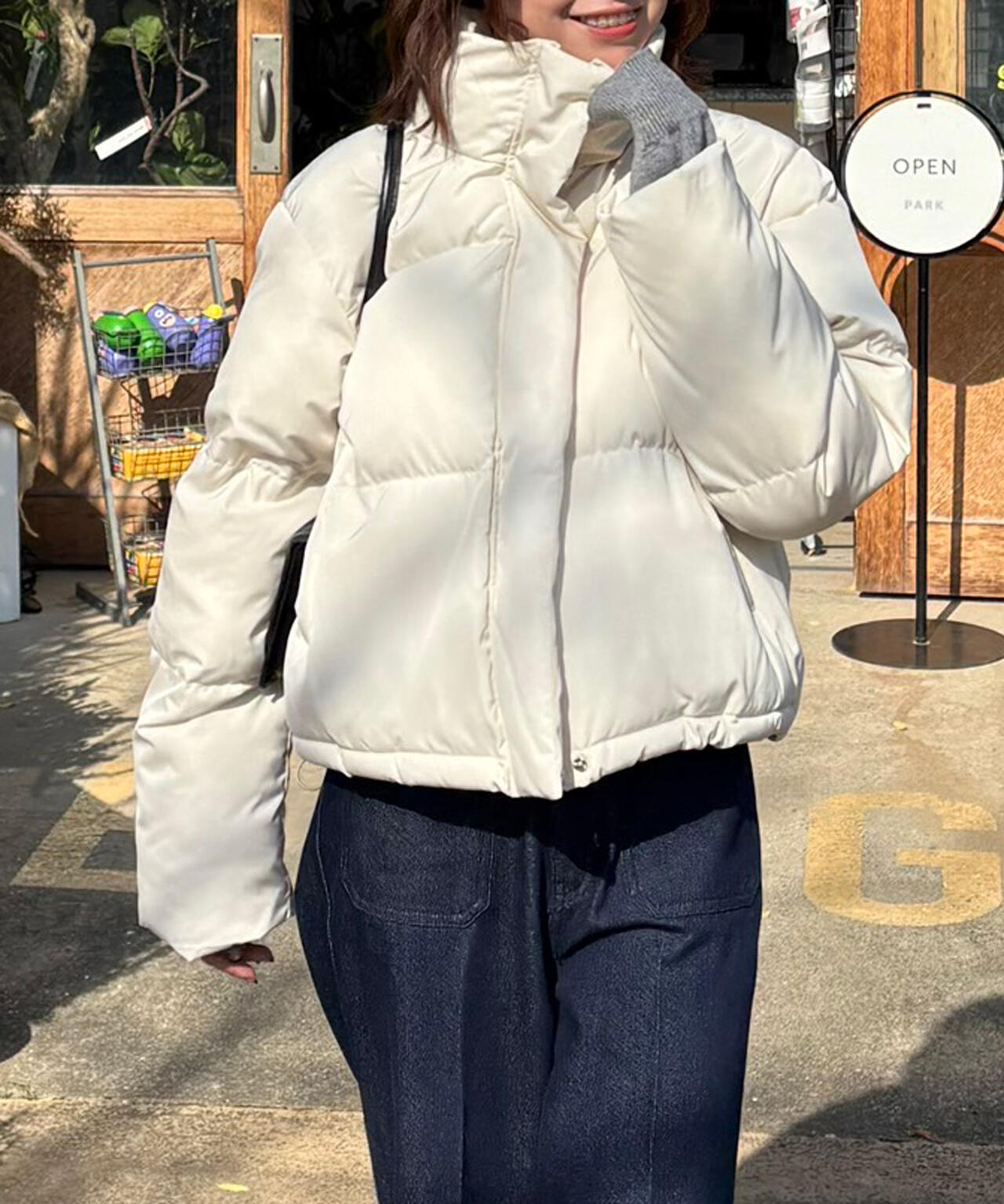 スタンドショート中綿ブルゾン