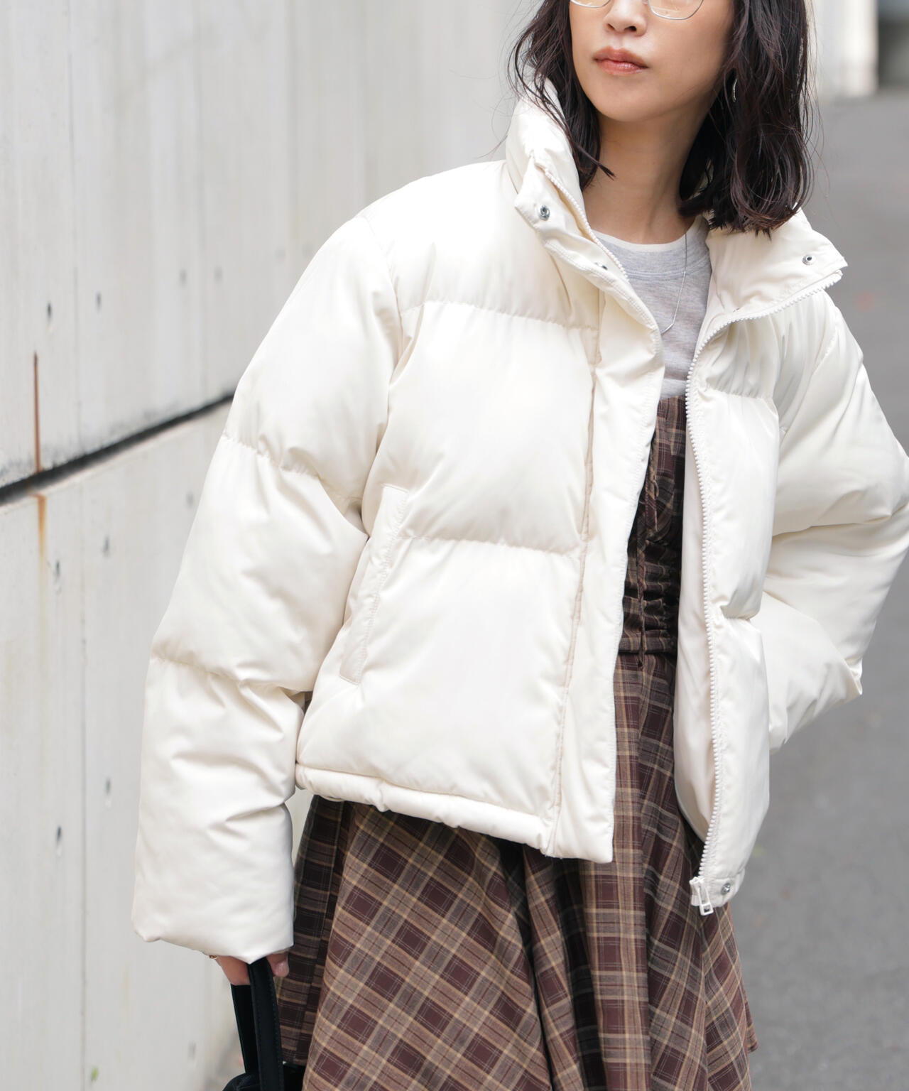 スタンドショート中綿ブルゾン