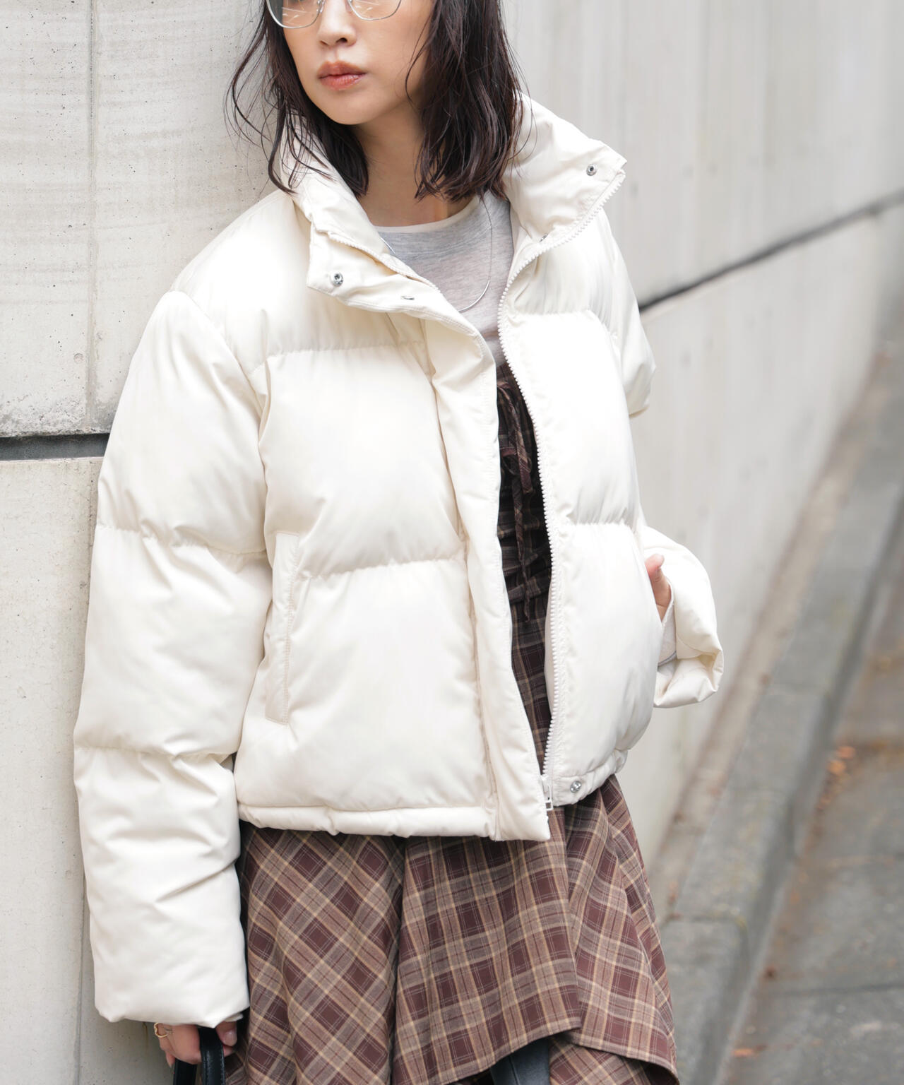 スタンドショート中綿ブルゾン