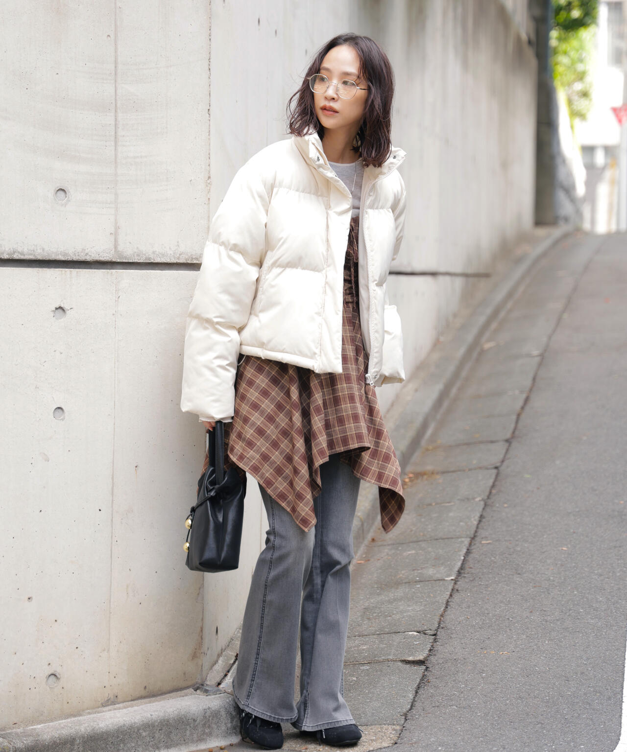 スタンドショート中綿ブルゾン