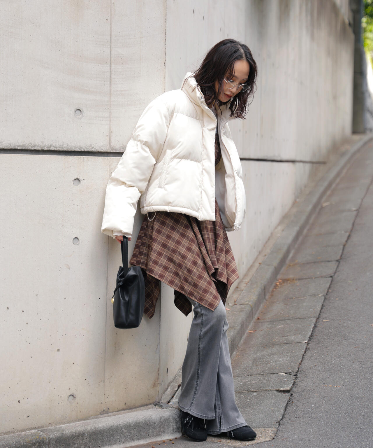 スタンドショート中綿ブルゾン