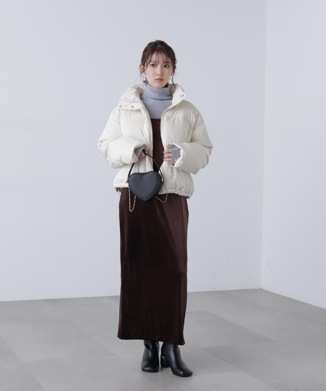 スタンドショート中綿ブルゾン