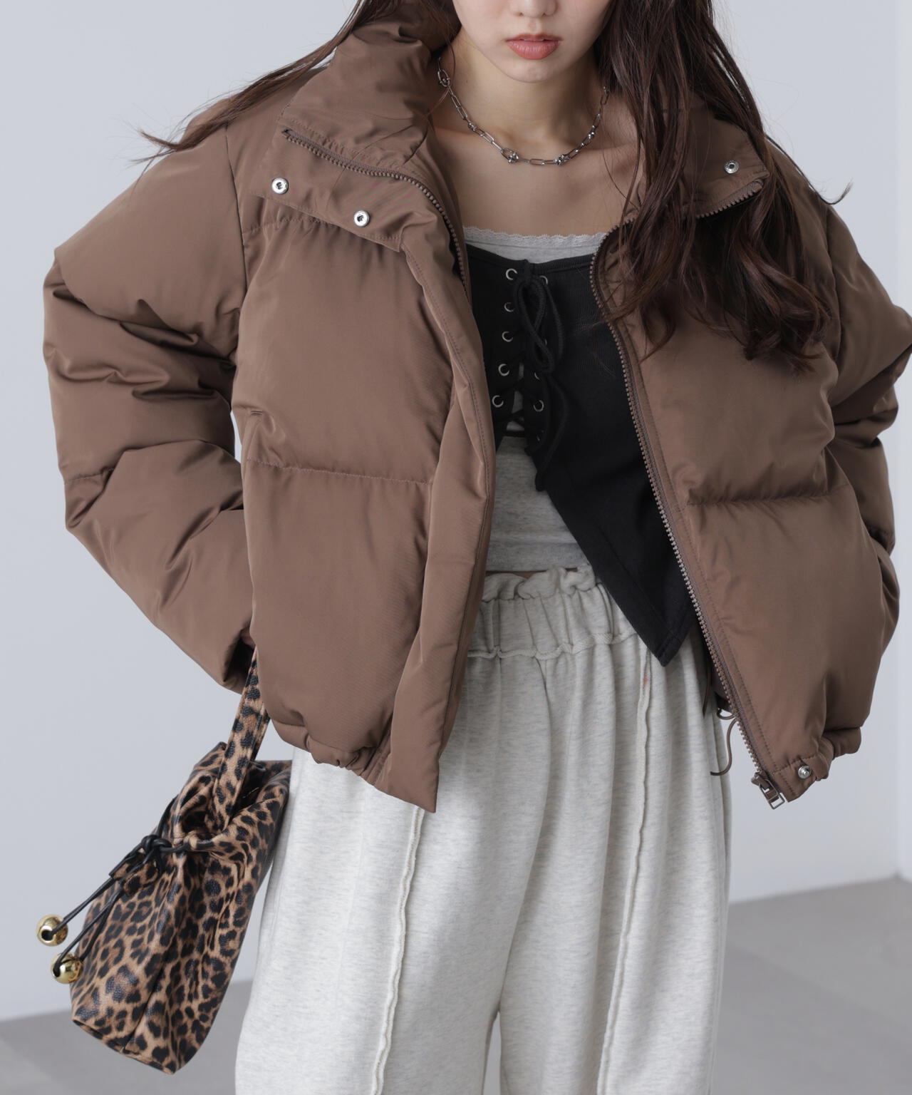 スタンドショート中綿ブルゾン