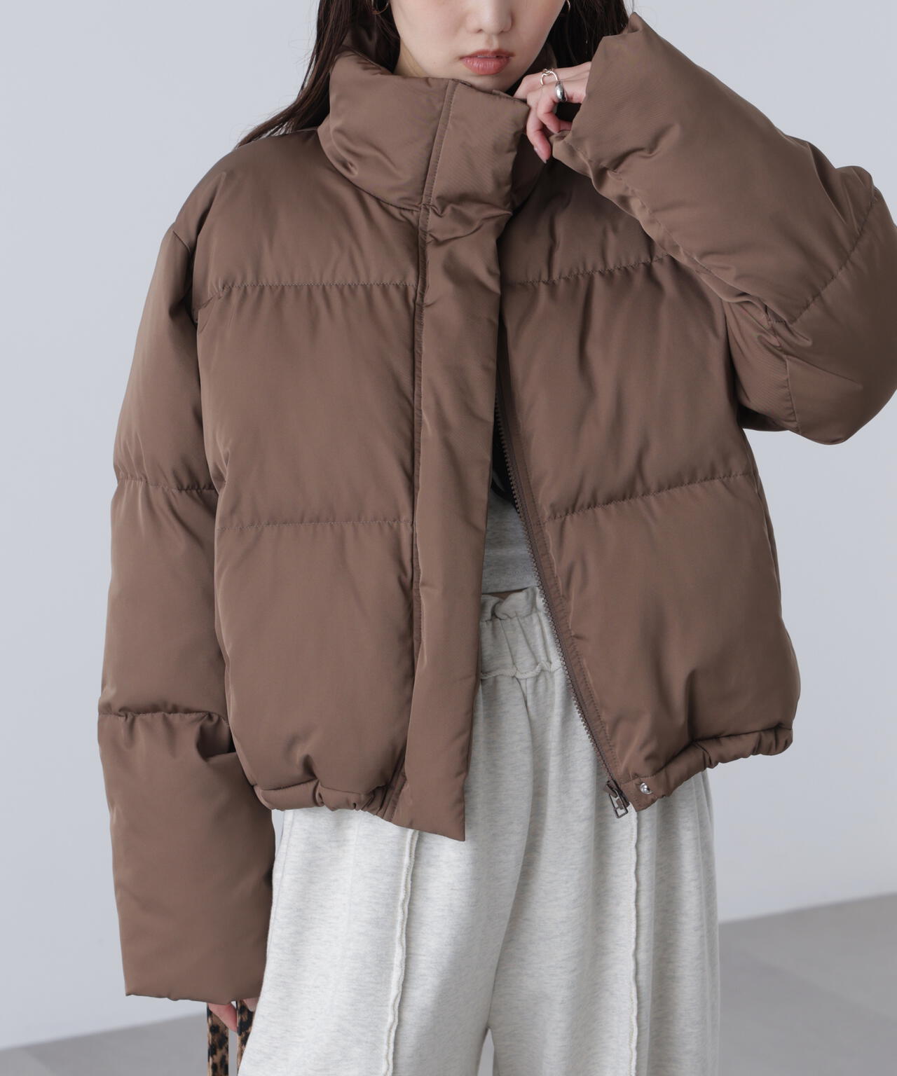 スタンドショート中綿ブルゾン