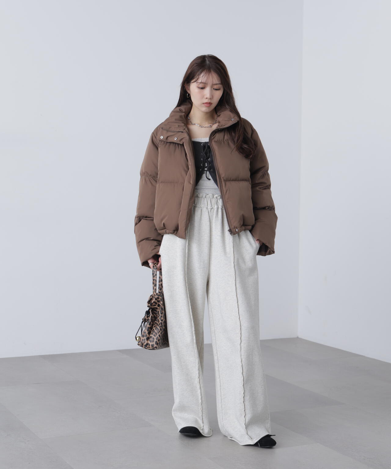 スタンドショート中綿ブルゾン