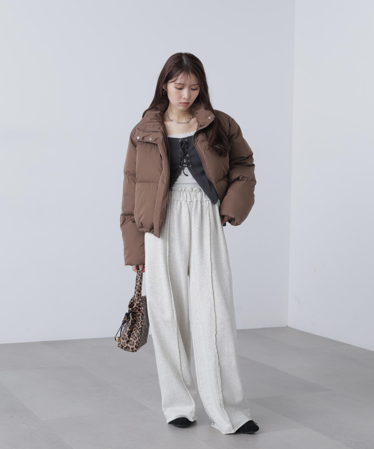 スタンドショート中綿ブルゾン