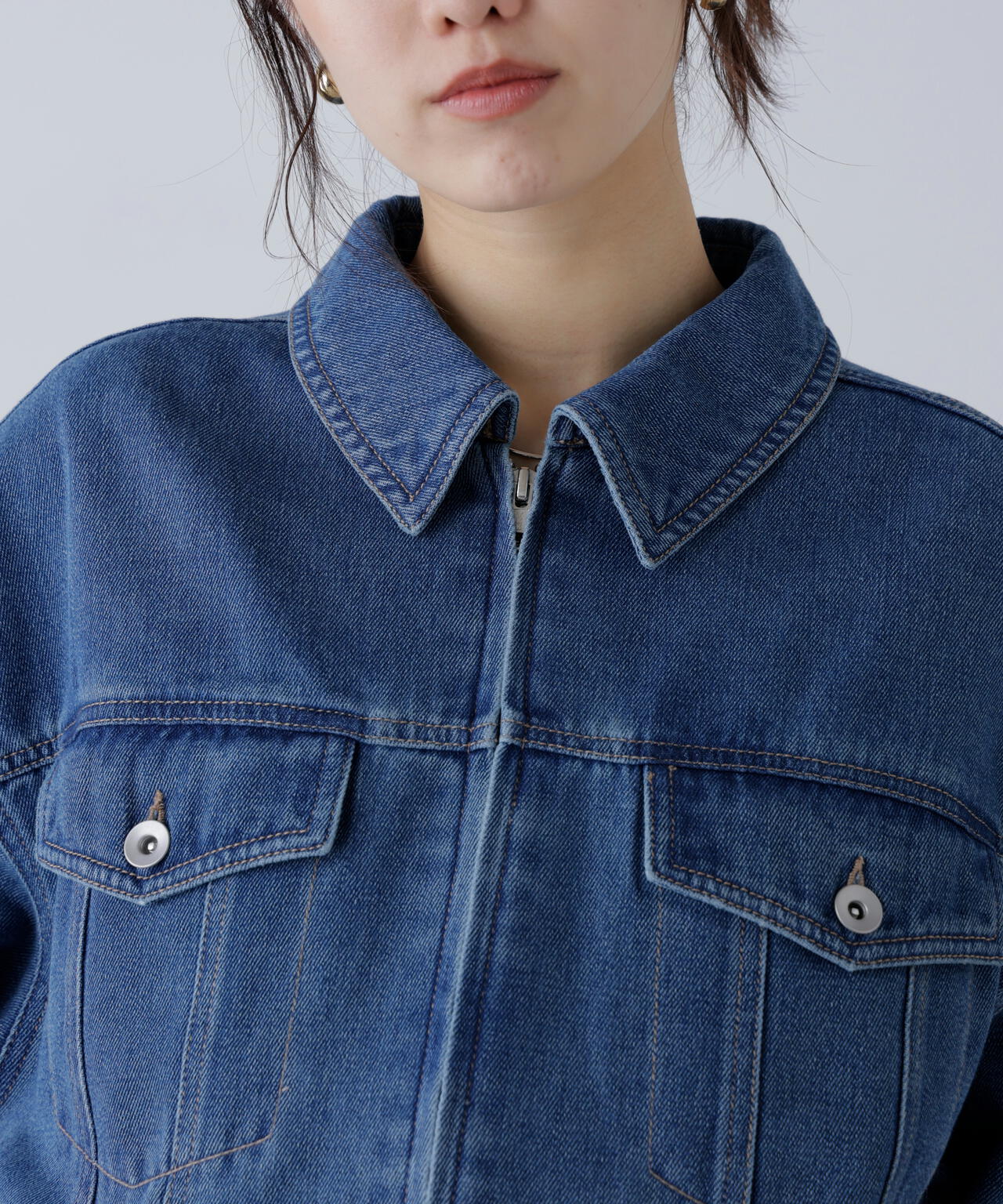 オーバーサイズデニムジャケット