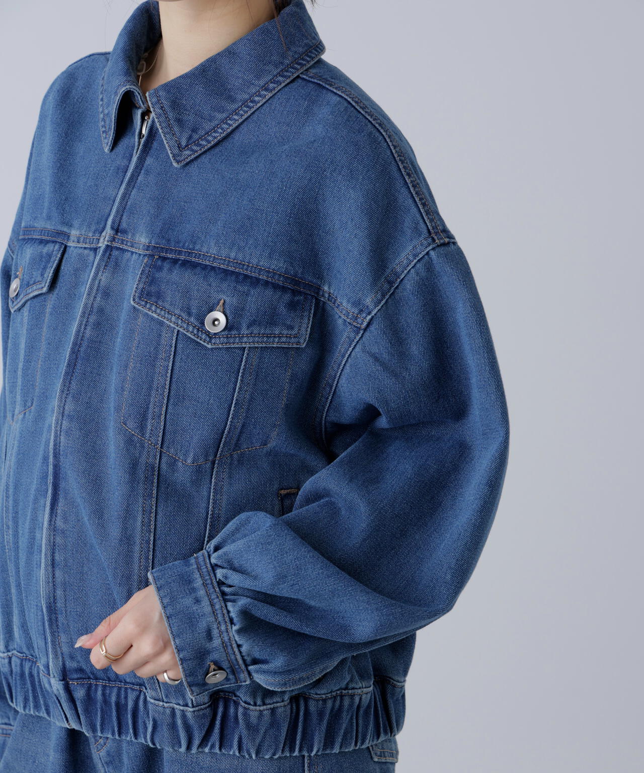 オーバーサイズデニムジャケット