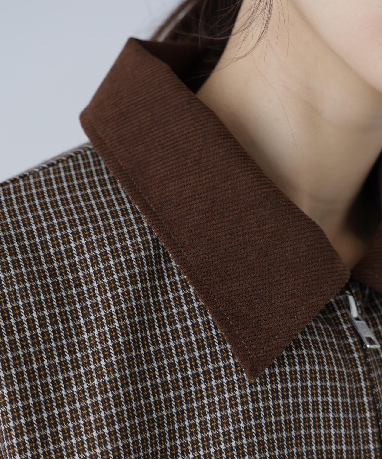 〈セットアップ対応〉バイカラーツイルジャケット