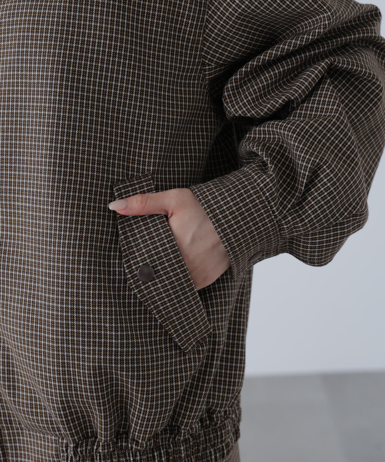 〈セットアップ対応〉バイカラーツイルジャケット