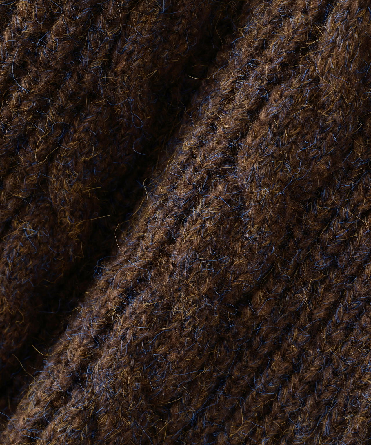 スタンドネックショート丈ジップニットブルゾン