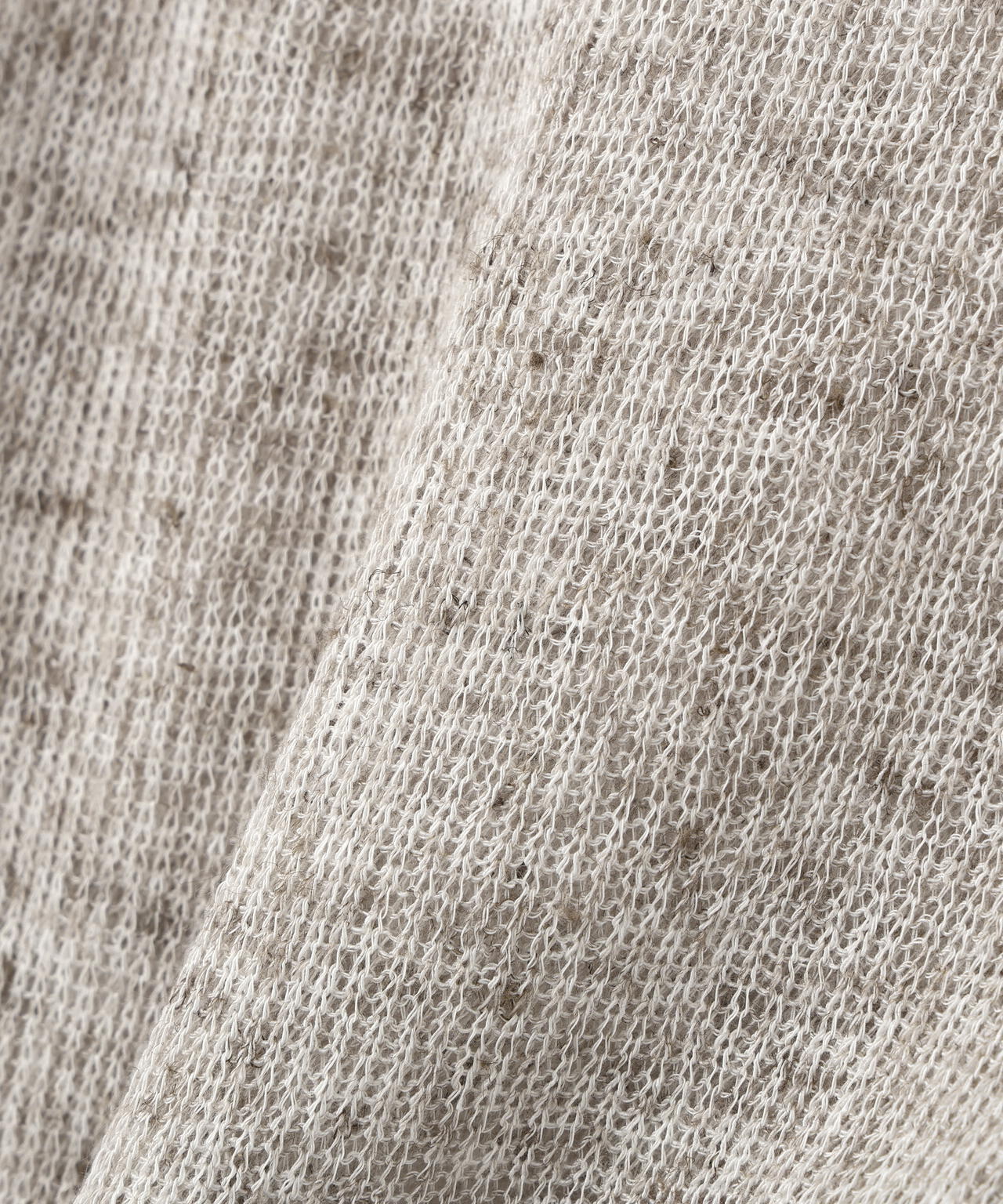 メランジドロストシャーリングカットソー