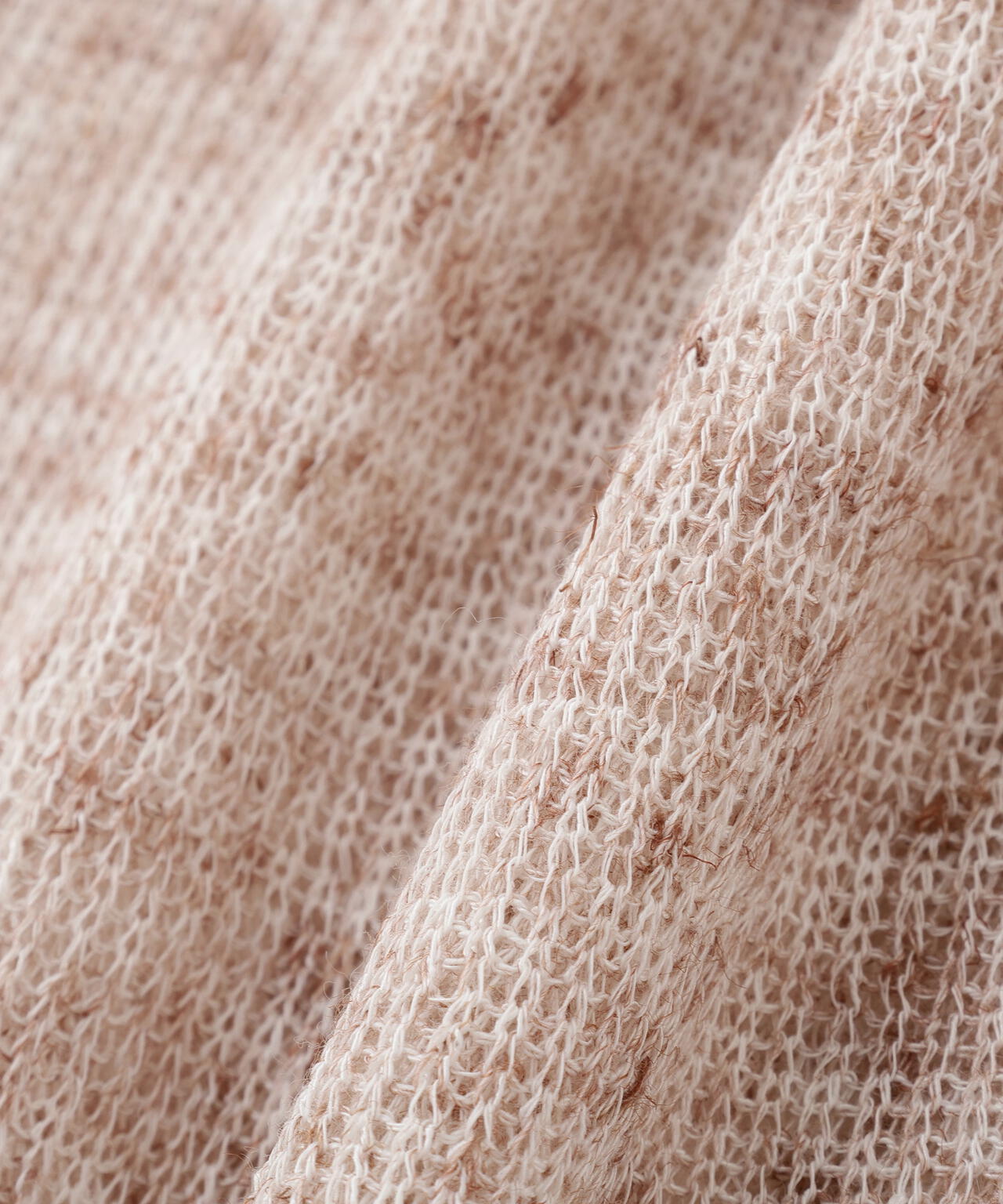 メランジドロストシャーリングカットソー