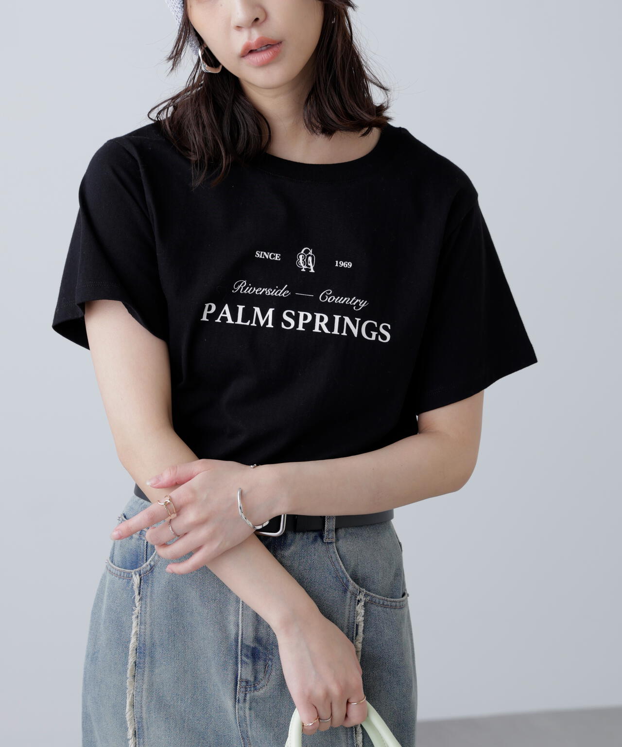 クラシックロゴプリントTシャツ