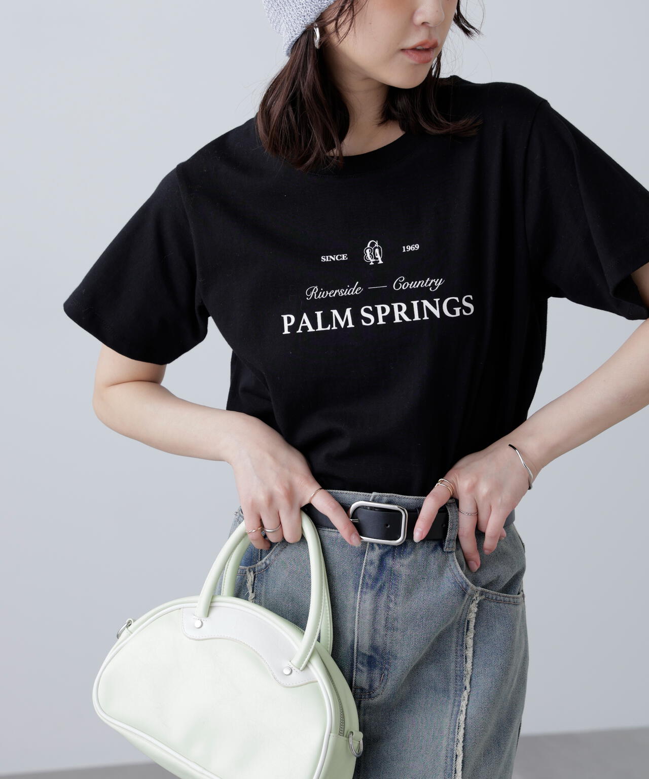 クラシックロゴプリントTシャツ
