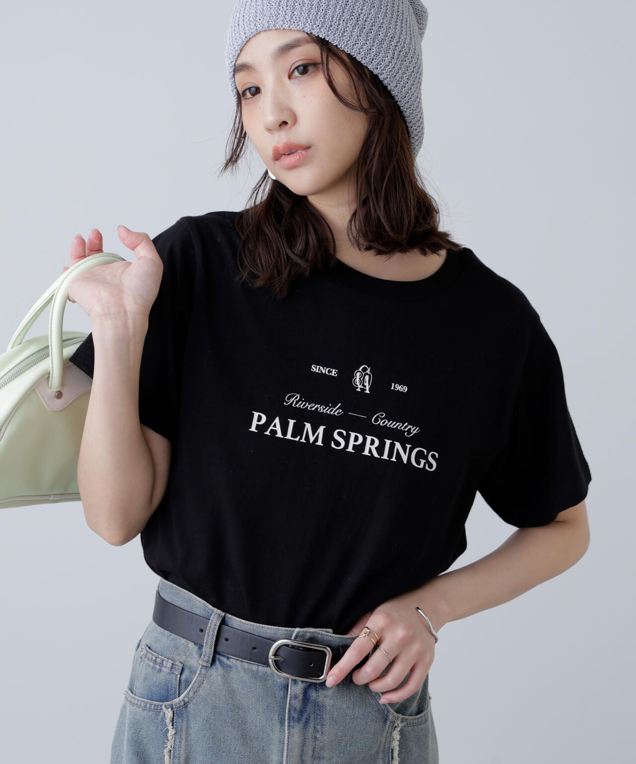 クラシックロゴプリントTシャツ