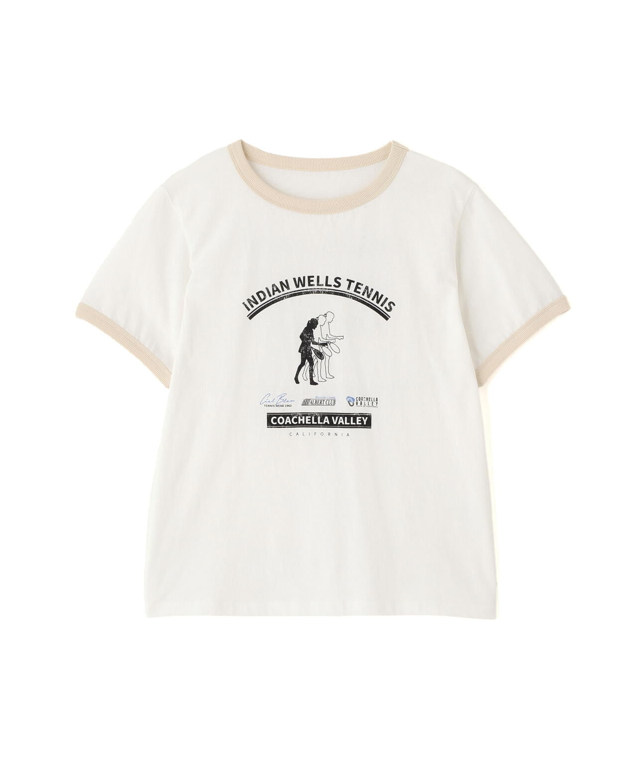 レトロスポーツプリントTシャツ