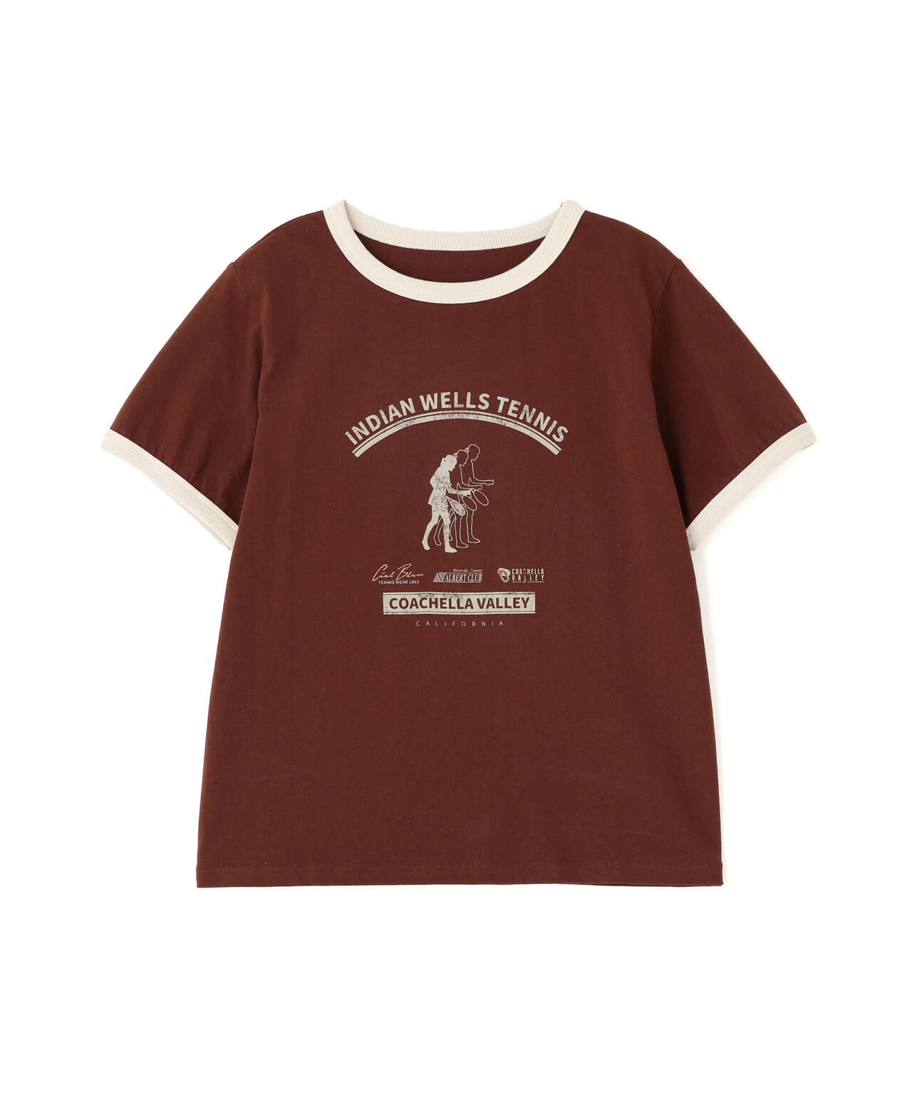 レトロスポーツプリントTシャツ