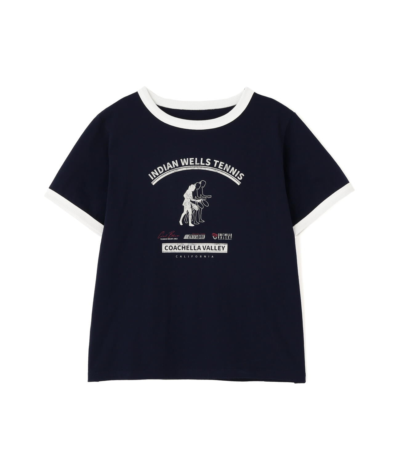 レトロスポーツプリントTシャツ