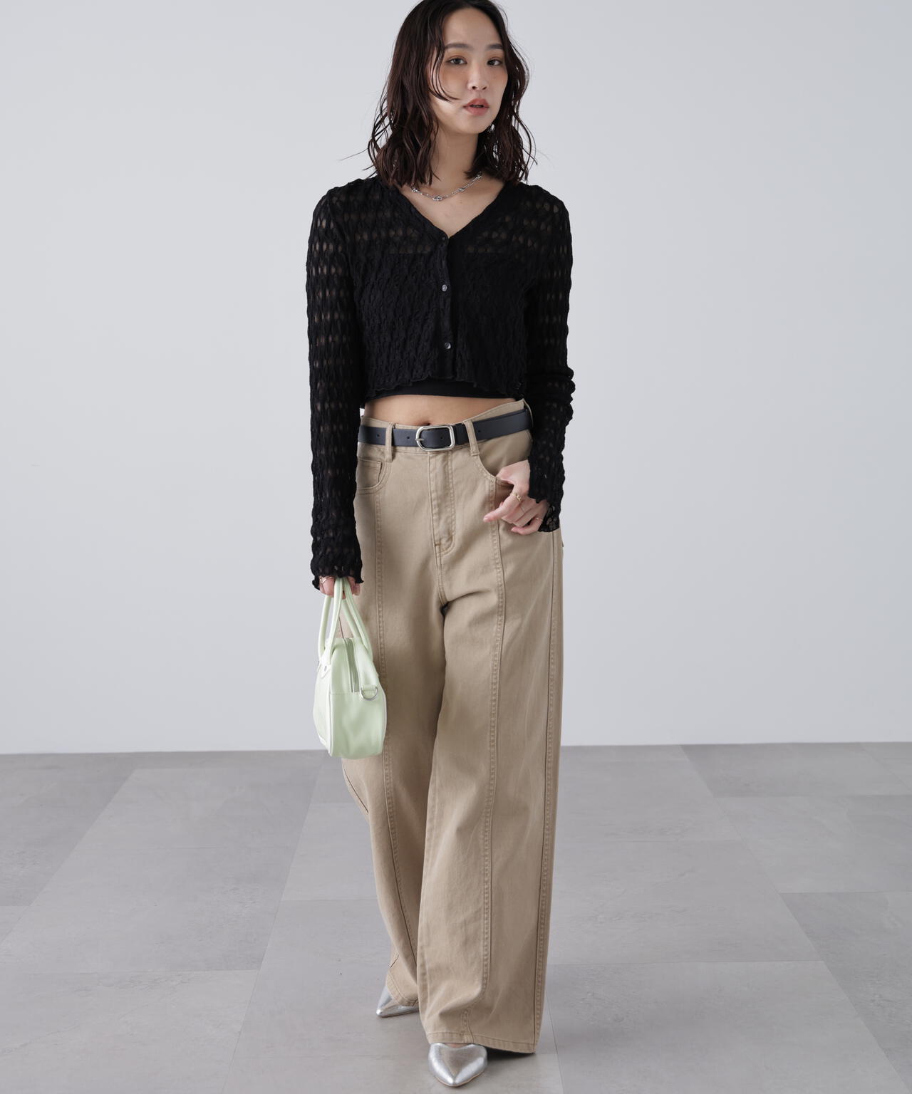 シアーチュールカーディガン