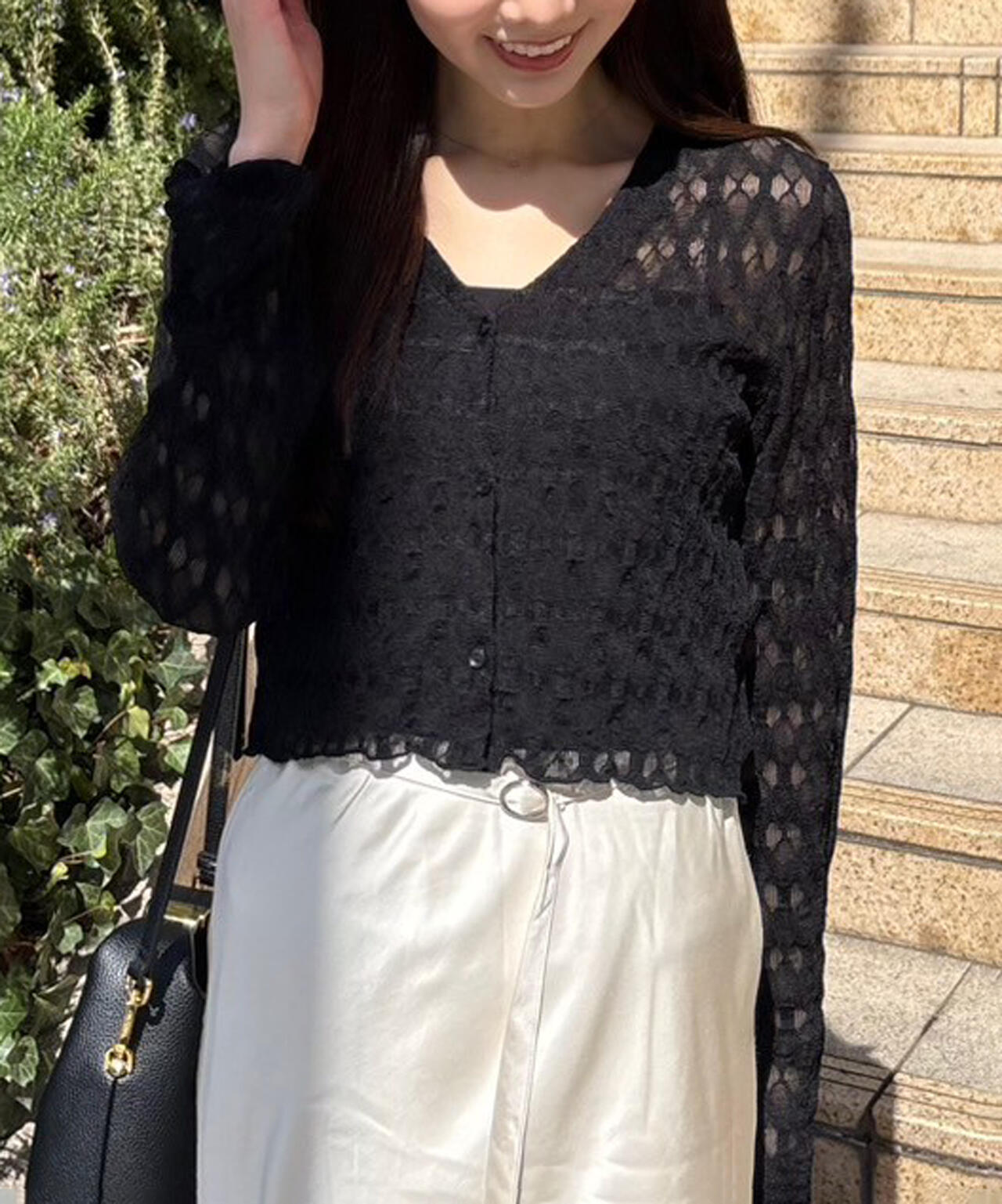 シアーチュールカーディガン