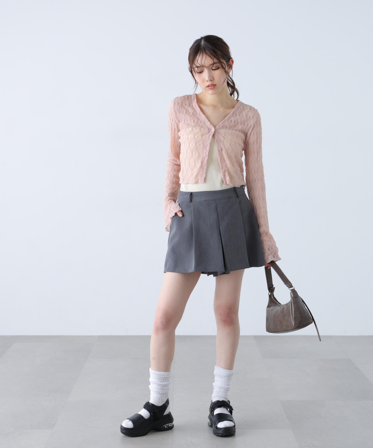 シアーチュールカーディガン