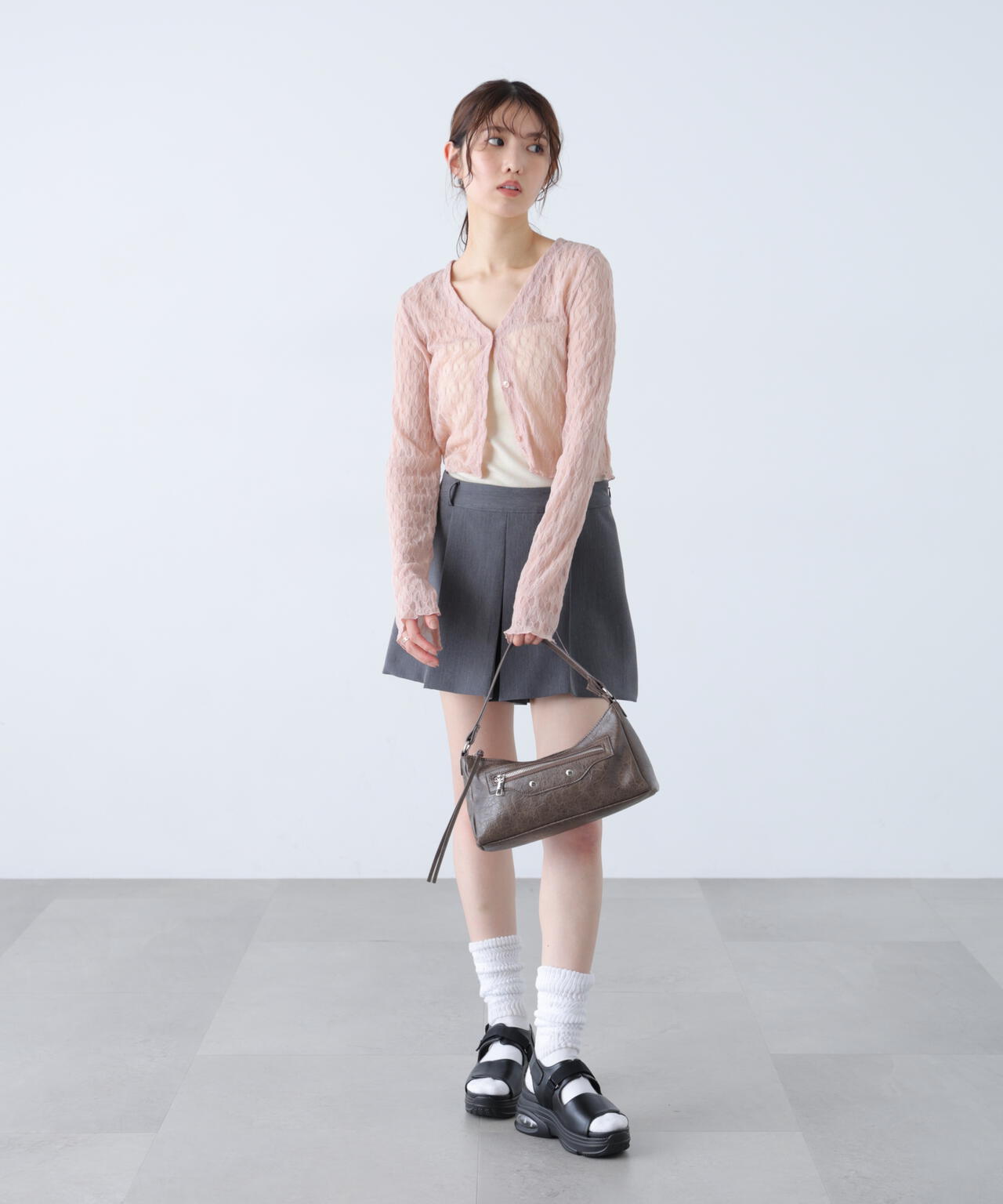 シアーチュールカーディガン