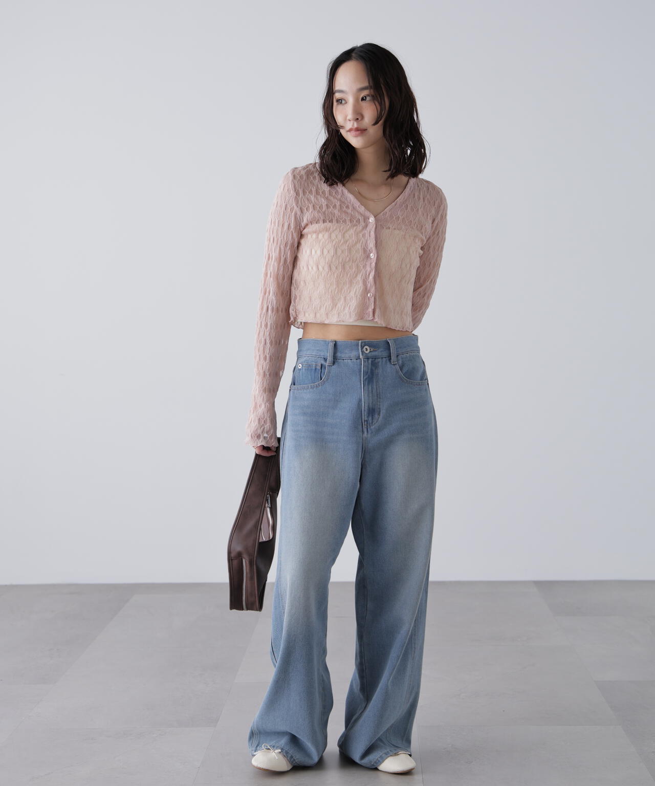 シアーチュールカーディガン