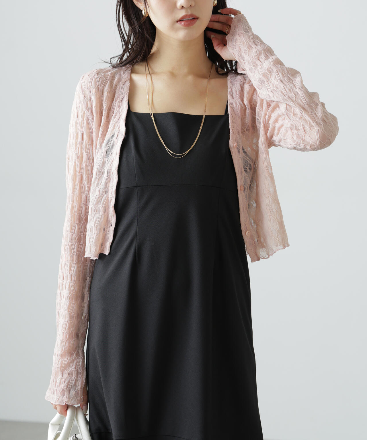 シアーチュールカーディガン