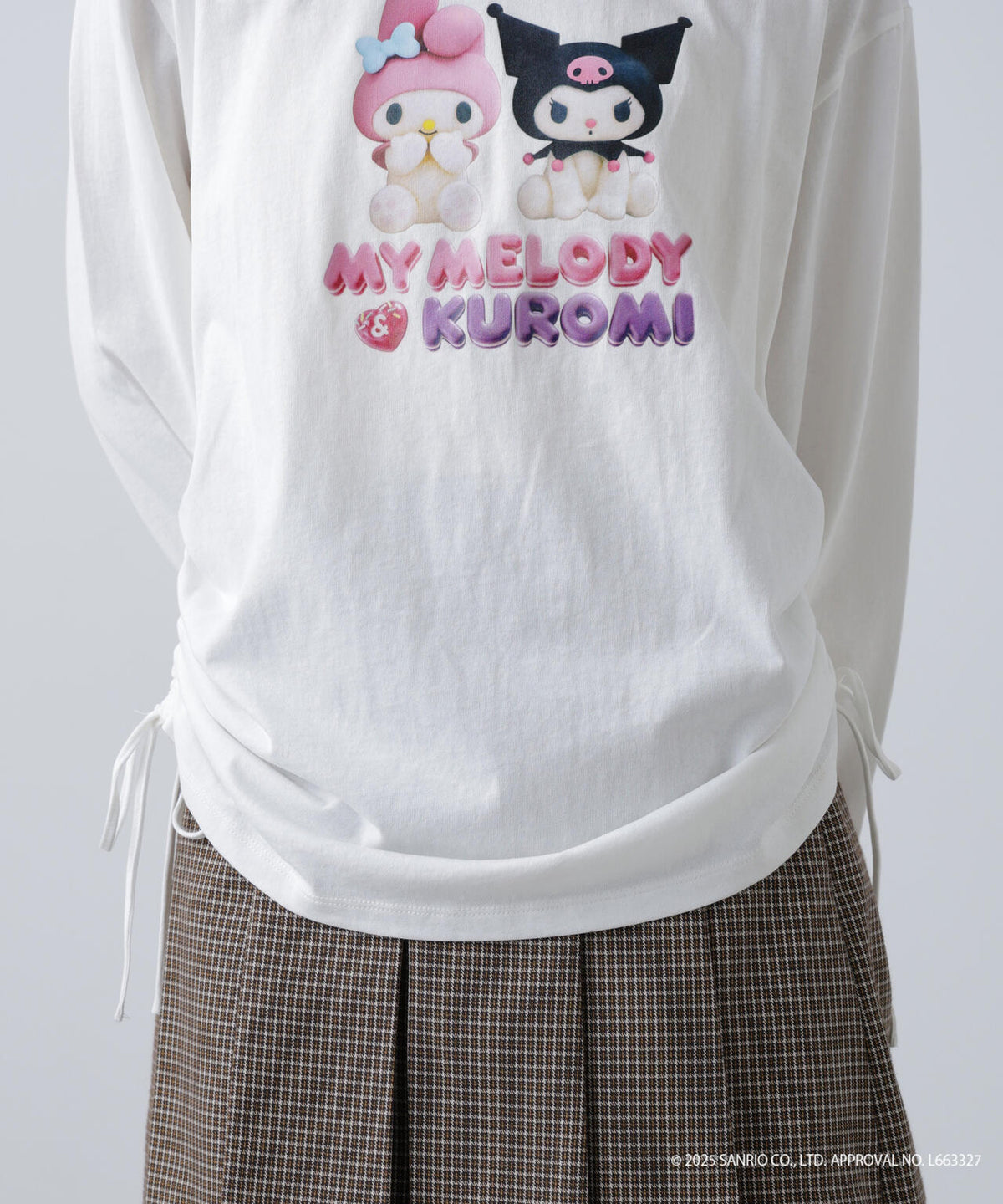 〈メロクロコラボ〉ロングTシャツ