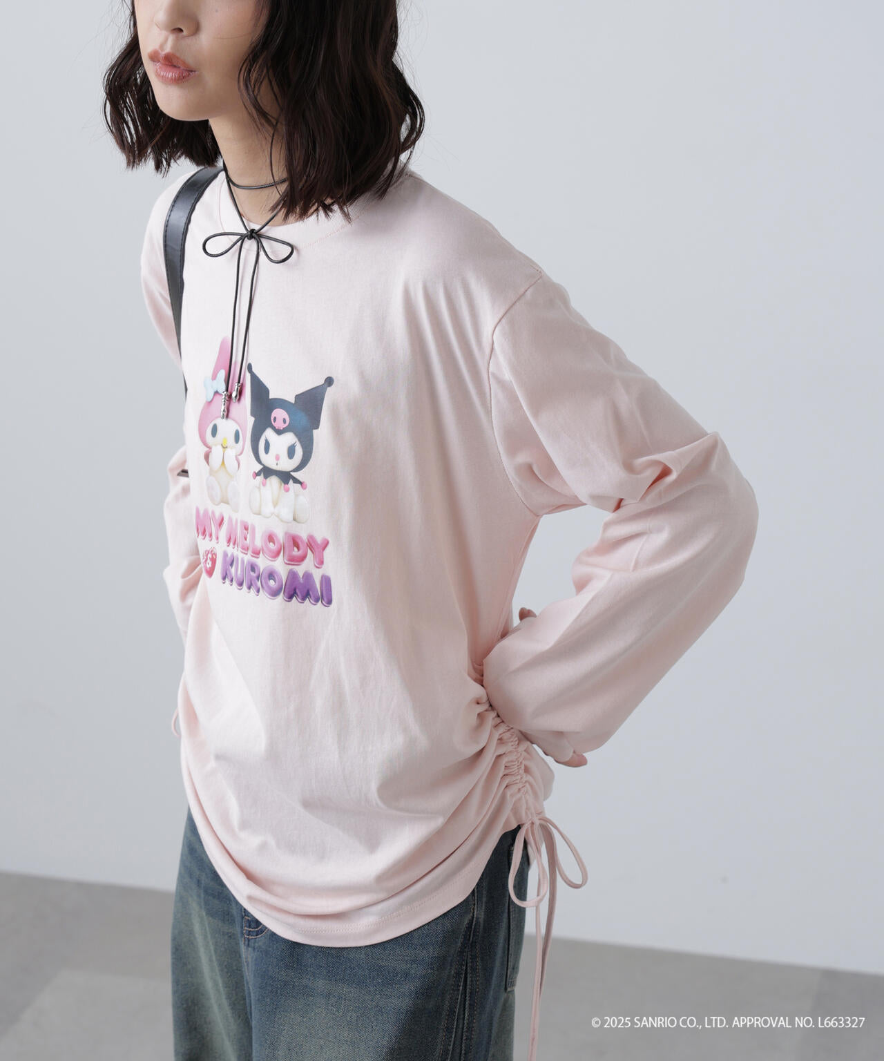 〈メロクロコラボ〉ロングTシャツ