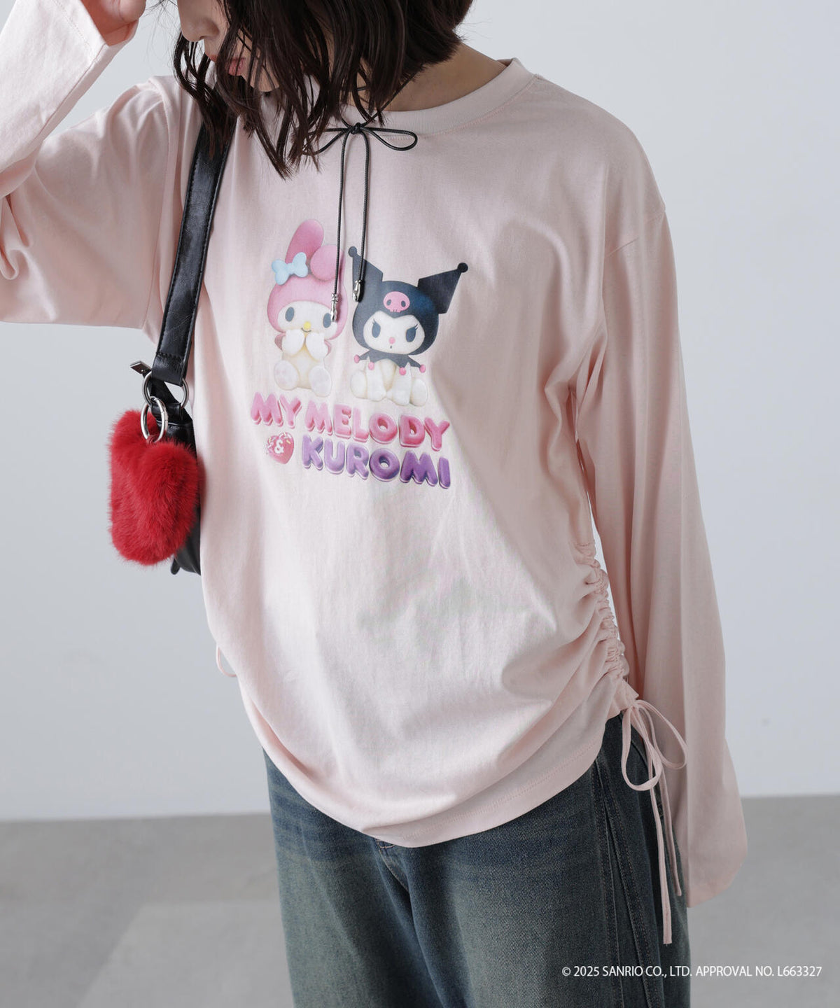 〈メロクロコラボ〉ロングTシャツ
